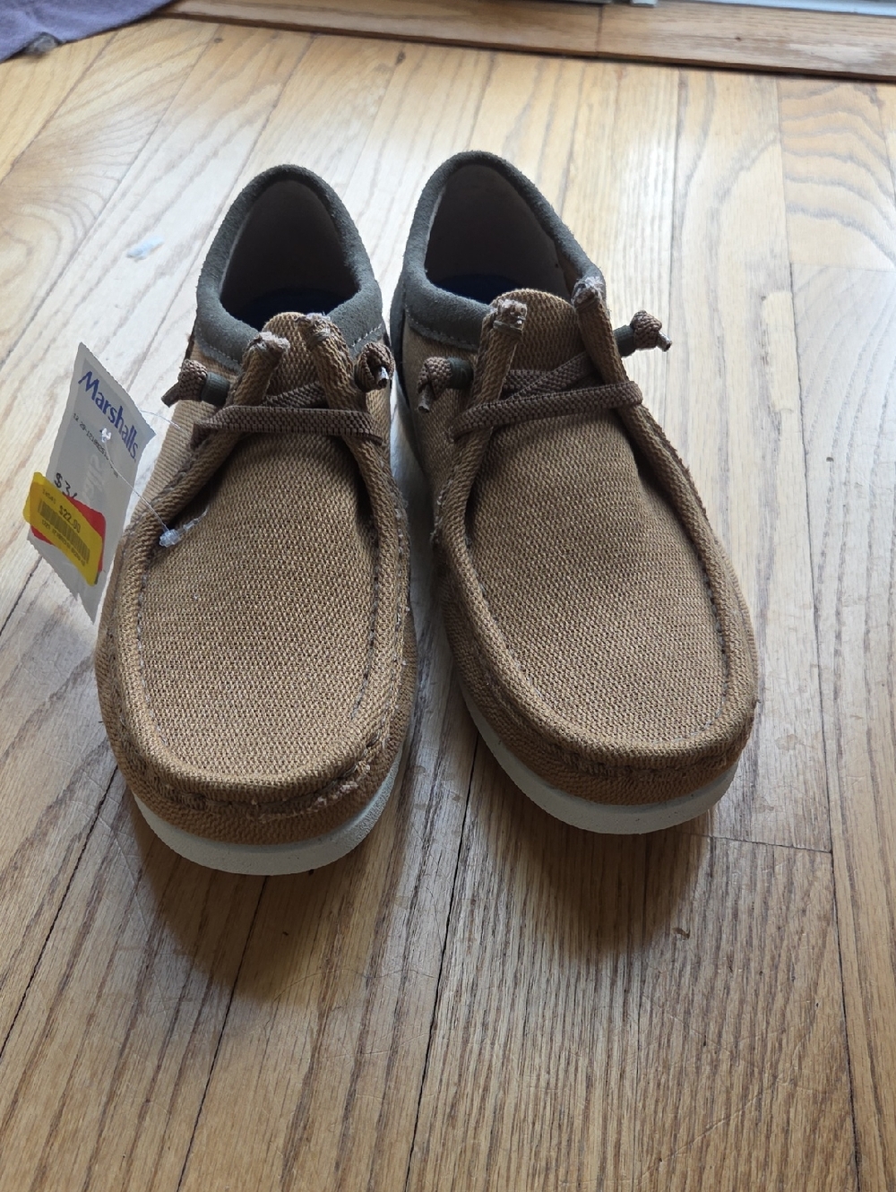 Clarks Collection Slip-On Moccasin in Taupe with Blue Insole